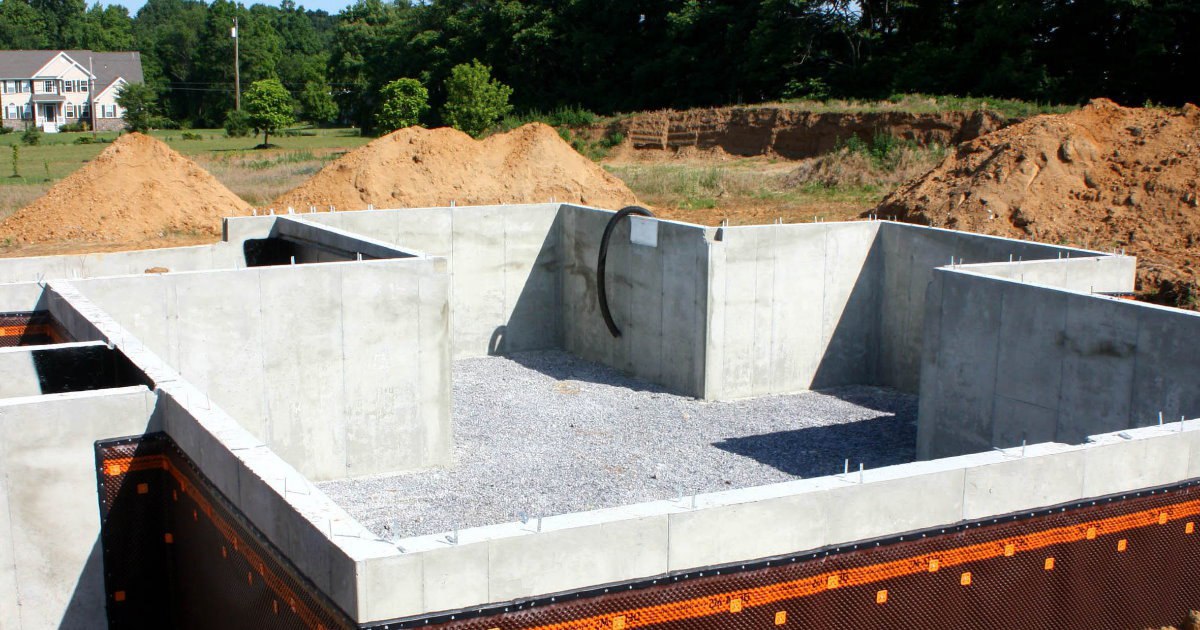 Заказать фундамент с подвалом Назарово. Заказать под ключ цена от 3644 руб/м3
