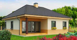 Строительство одноэтажных домов Назарово цена от 23946 руб. м2
